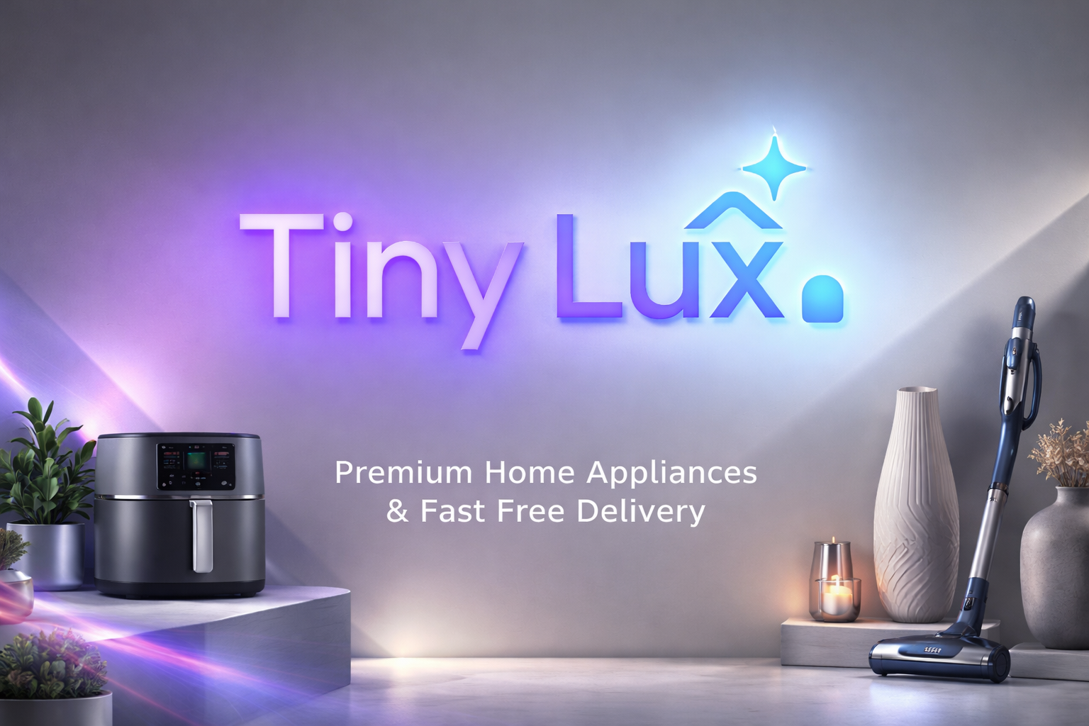 Velkommen til Tiny Lux: Premium husholdningsapparater med gratis levering fra Tyrkiet til Storbritannien, EU og USA