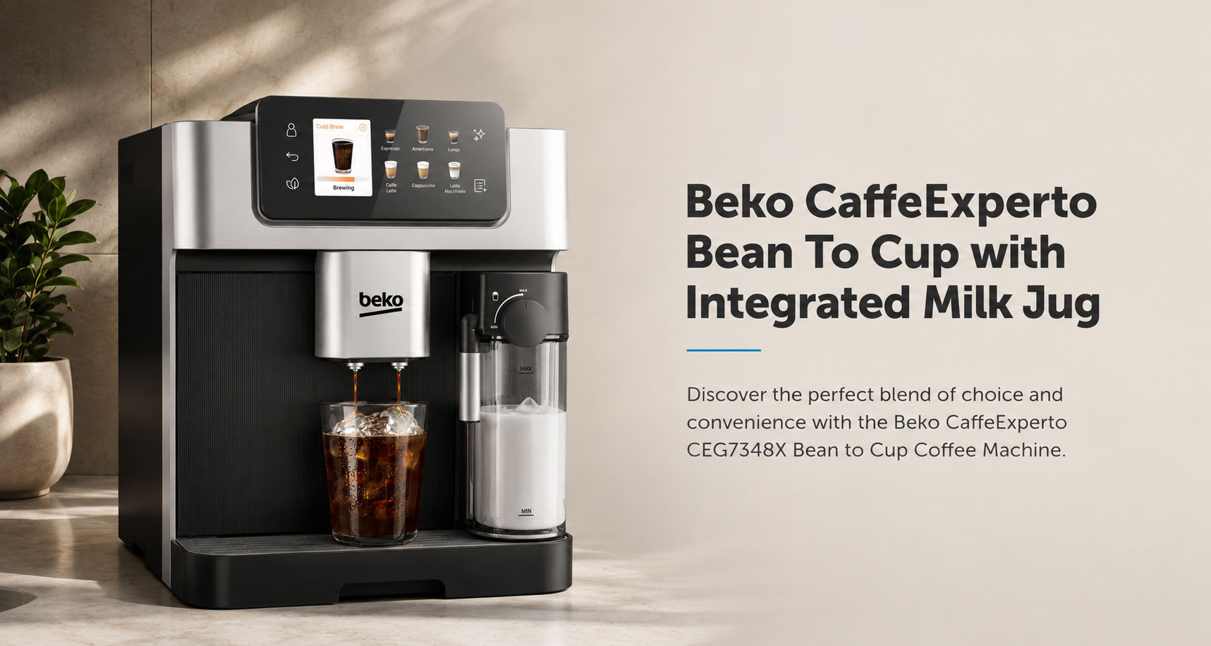 Beko CaffeExperto CEG7348X Bean to Cup Coffee Machine